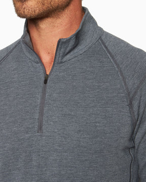 Barrel | Long Sleeve Raglan Half-Zip (Sea Silk)