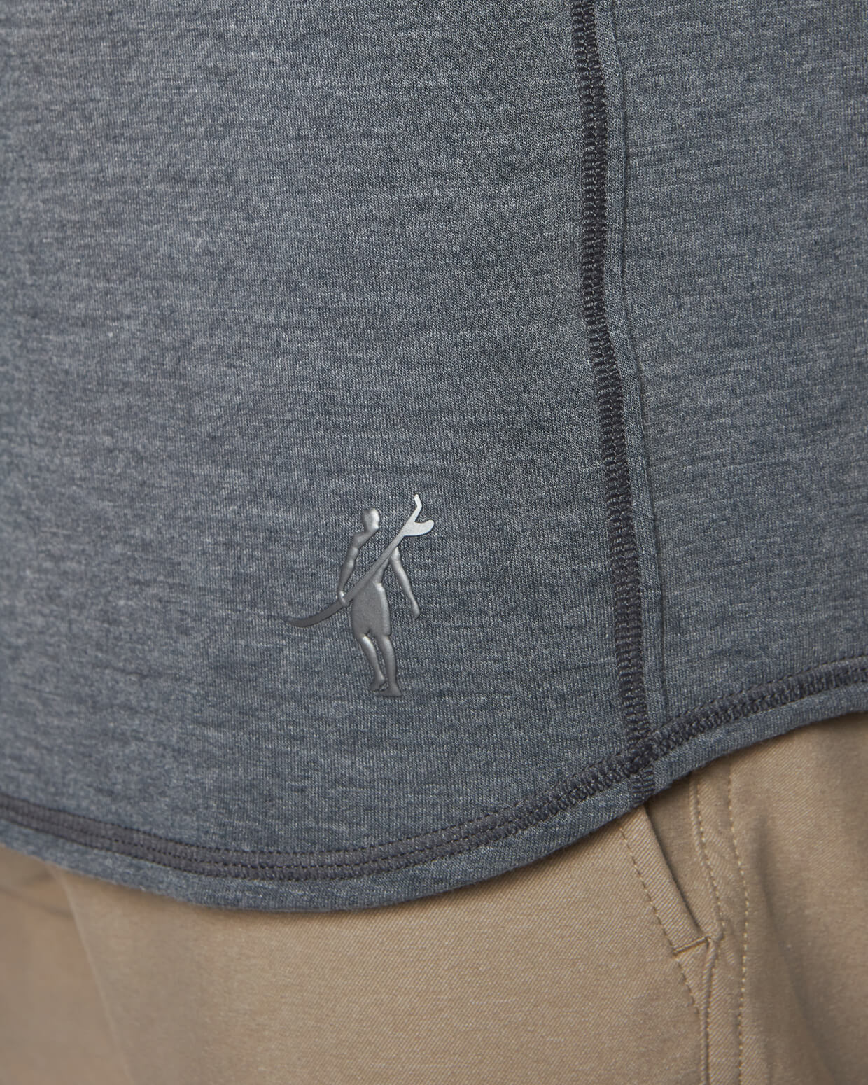 Barrel | Long Sleeve Raglan Half-Zip (Sea Silk)