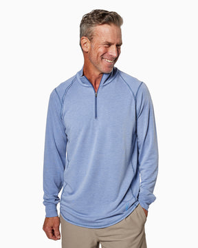 Barrel | Long Sleeve Raglan Half-Zip (Sea Silk)