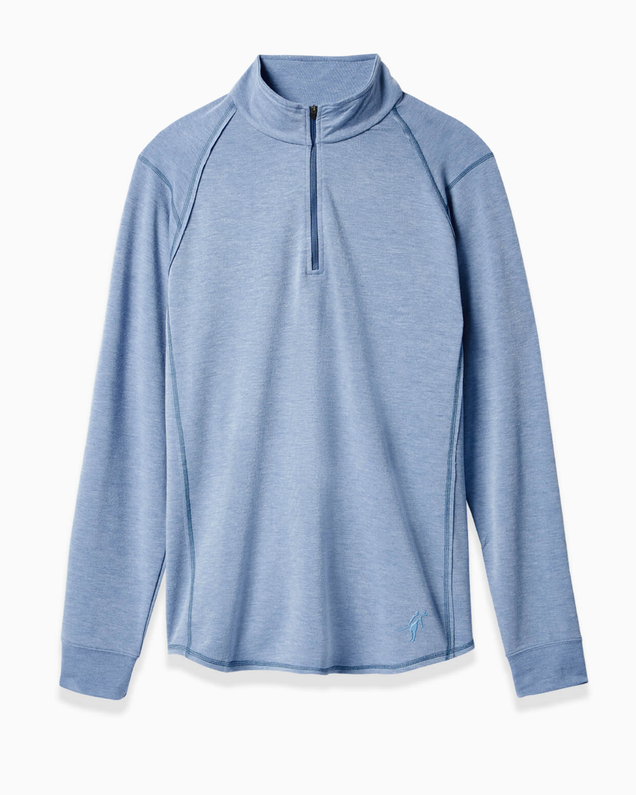 Barrel | Long Sleeve Raglan Half-Zip (Sea Silk)