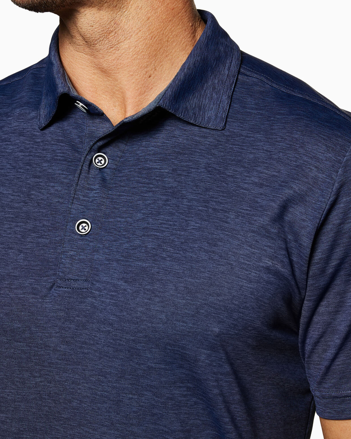 Lido | Performance Polo DARK NAVY detail #color_dark navy