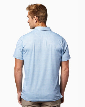 Clubhouse Polo | Light Blue Texture