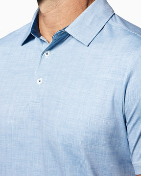 Clubhouse Polo | Light Blue Texture