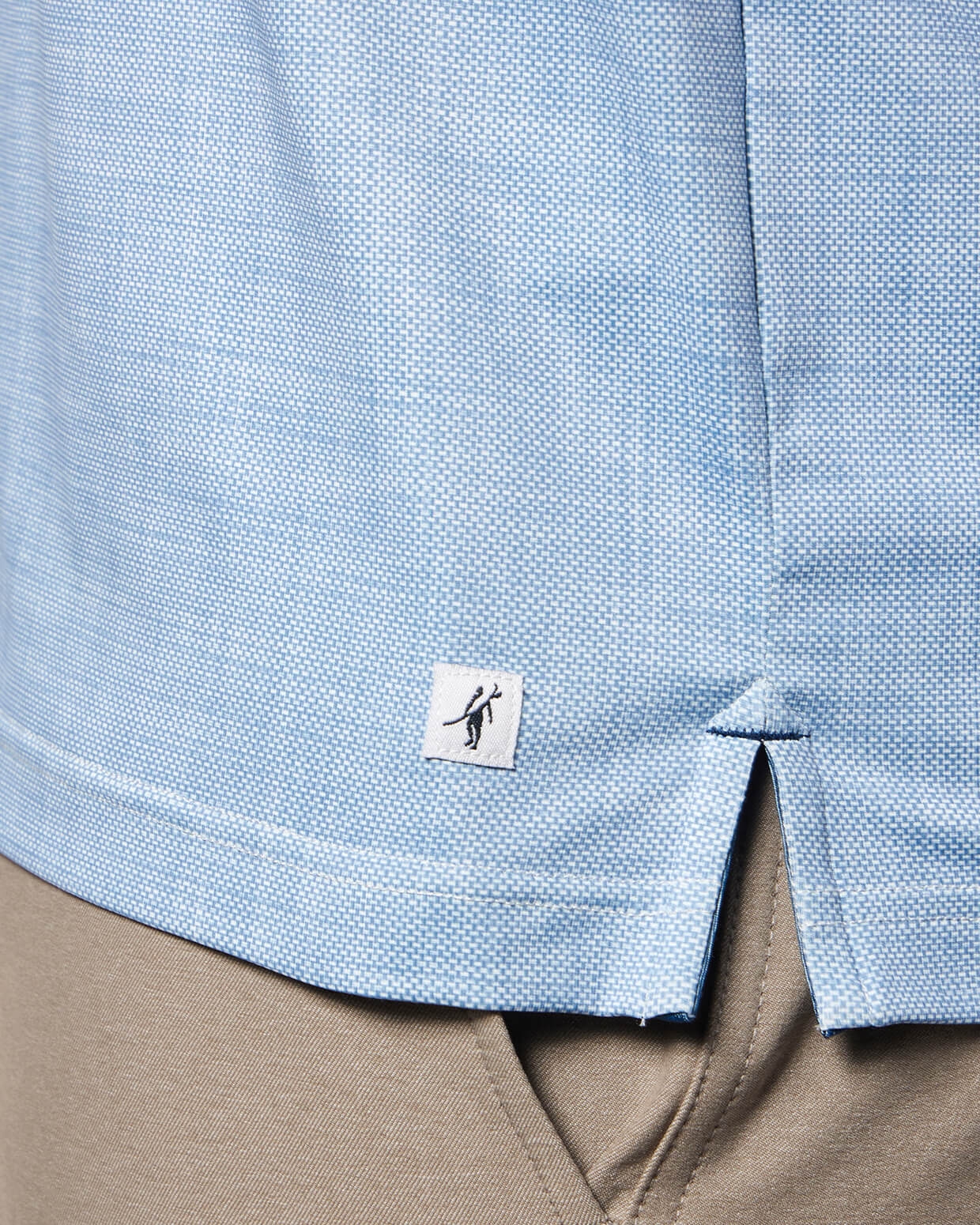 Clubhouse Polo | Light Blue Texture