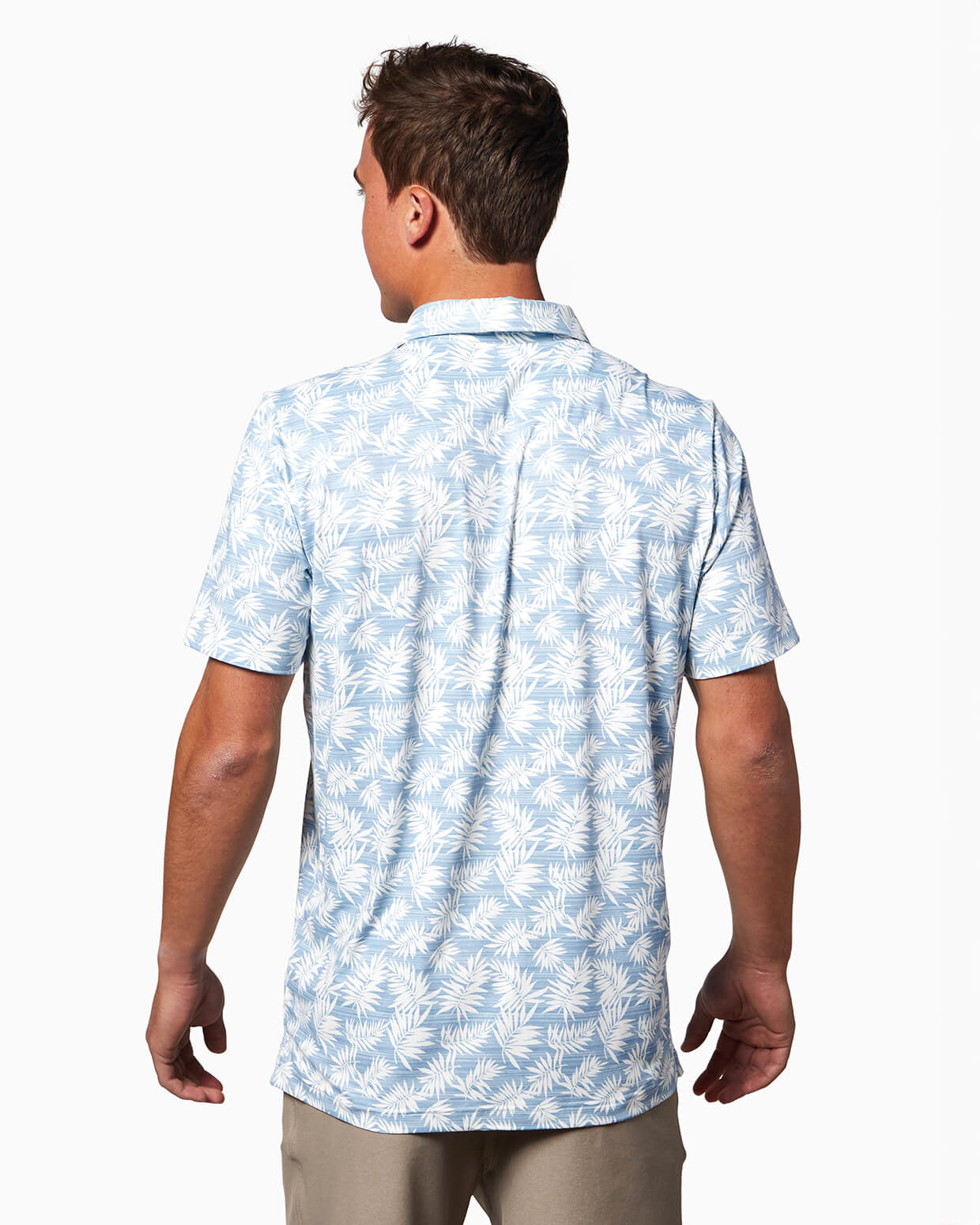 Clubhouse Polo | Light Blue Flora