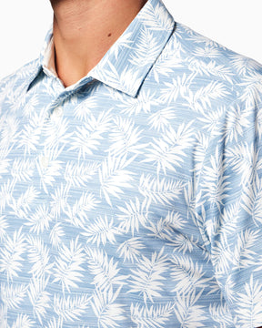 Clubhouse Polo | Light Blue Flora