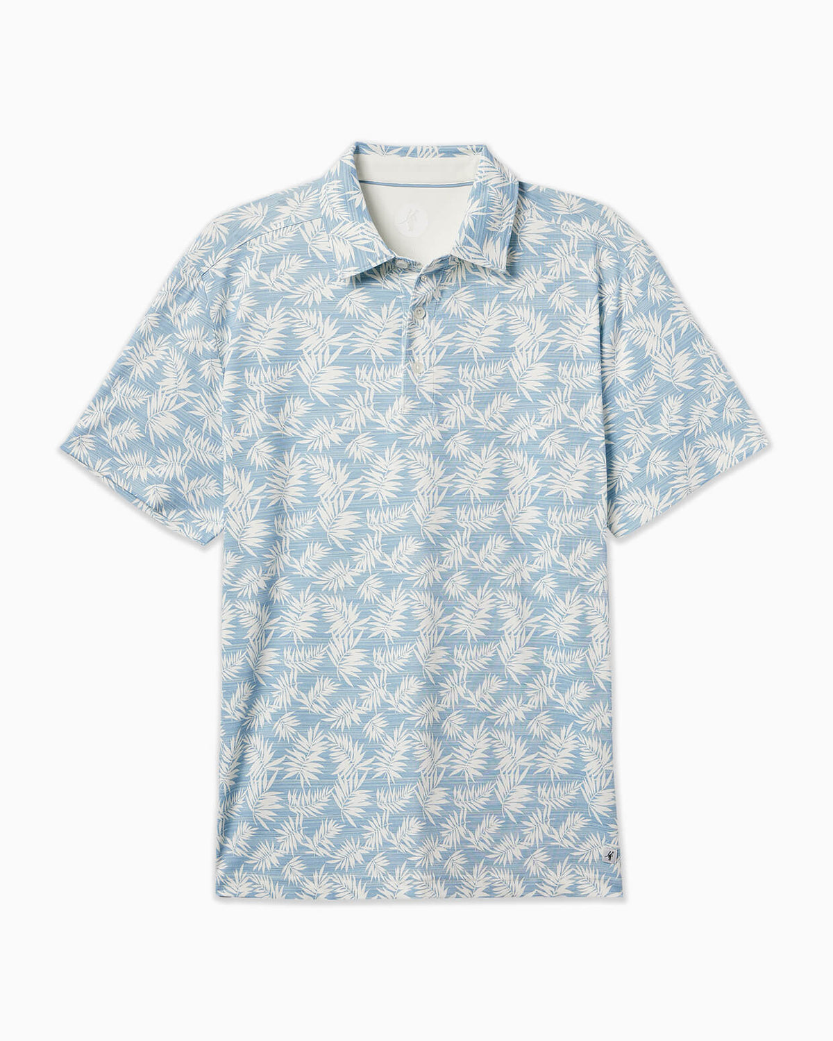 Clubhouse Polo | Light Blue Flora FLAT #color_light blue flora