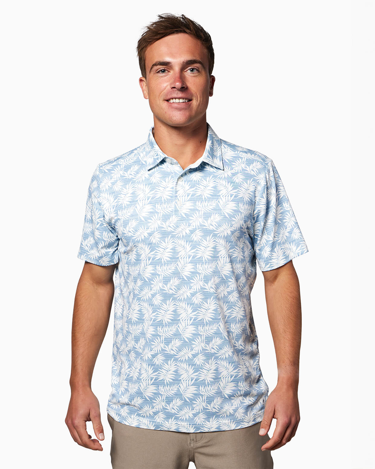 Clubhouse Polo | Light Blue Flora