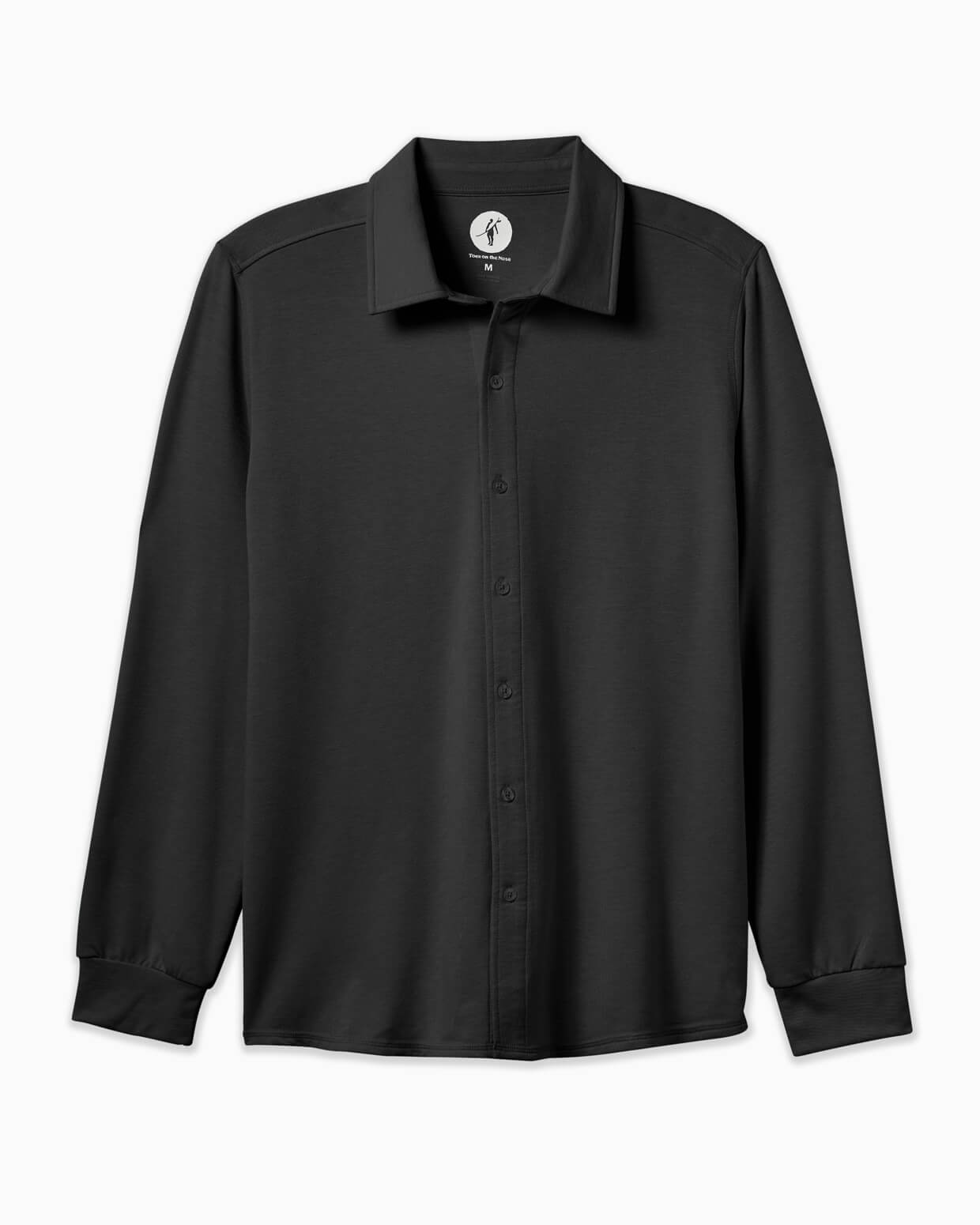 Port | Long Sleeve Button Up (Sea Silk)