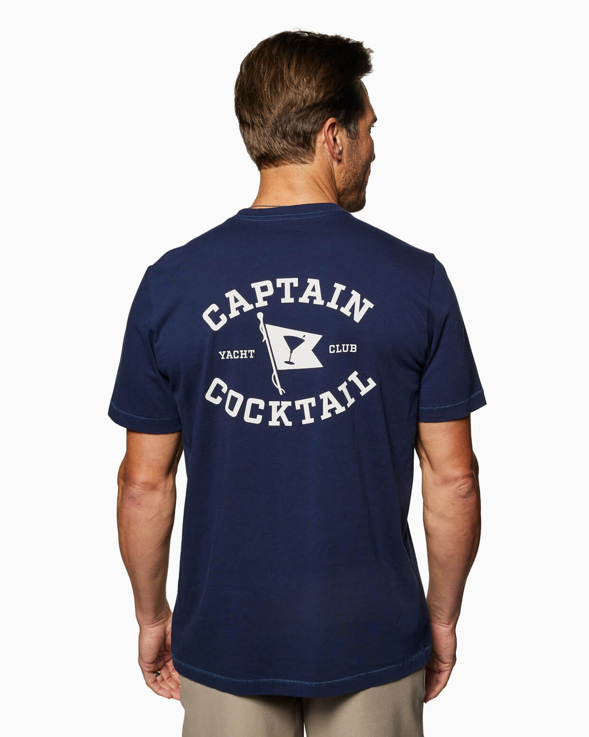 Yacht Club | Short Sleeve T-shirt back #color_navy