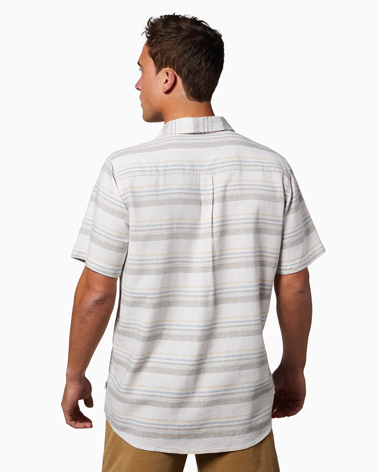 Coastline Woven | Pearl Multi Stripe