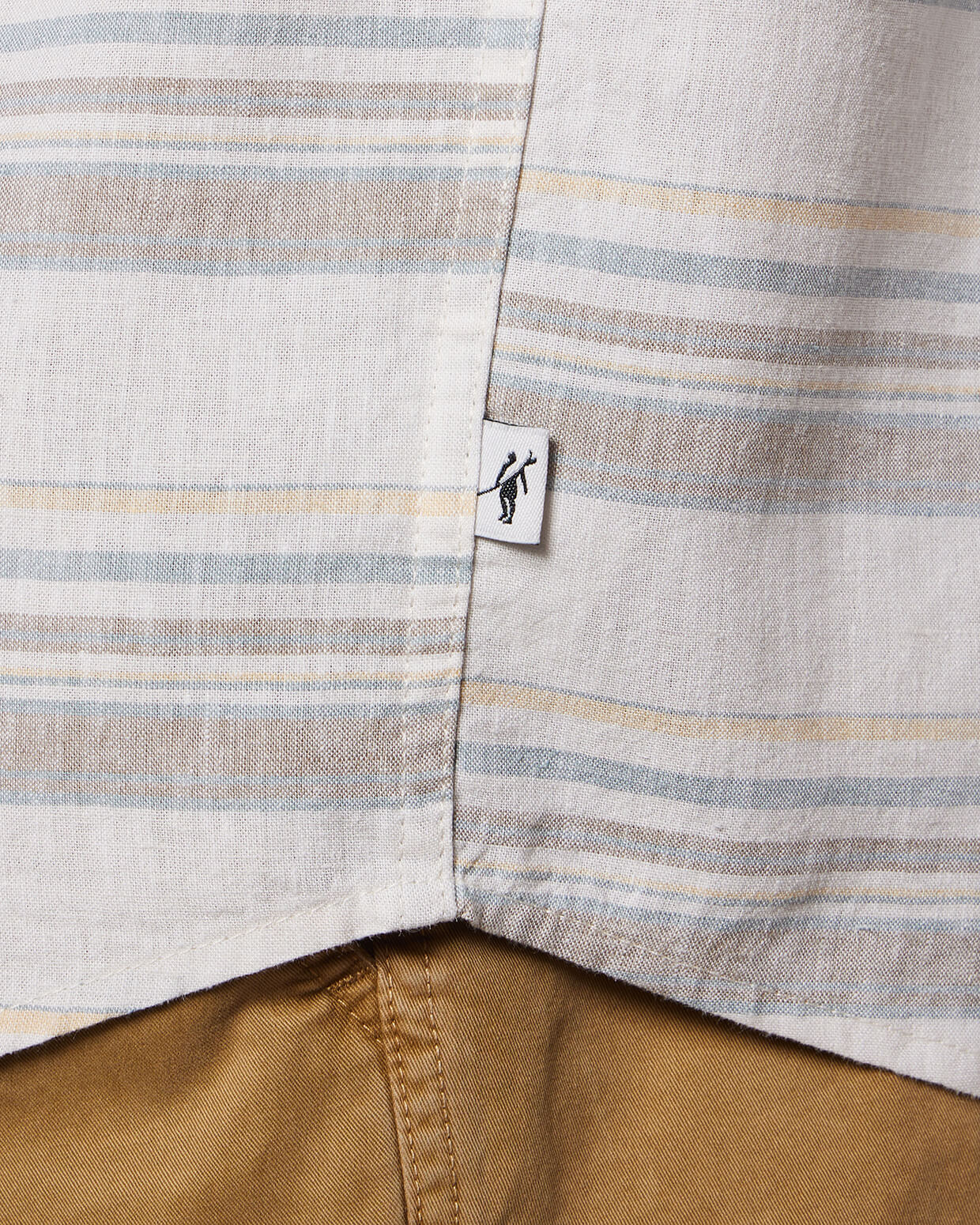 Coastline Woven | Pearl Multi Stripe